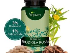 Vegavero Rhodiola Rosea Premium Extract 120 capsule